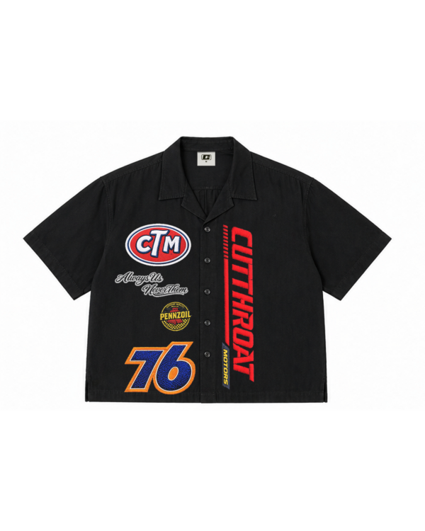 Cutthroat Motors Button Down Work Shirt