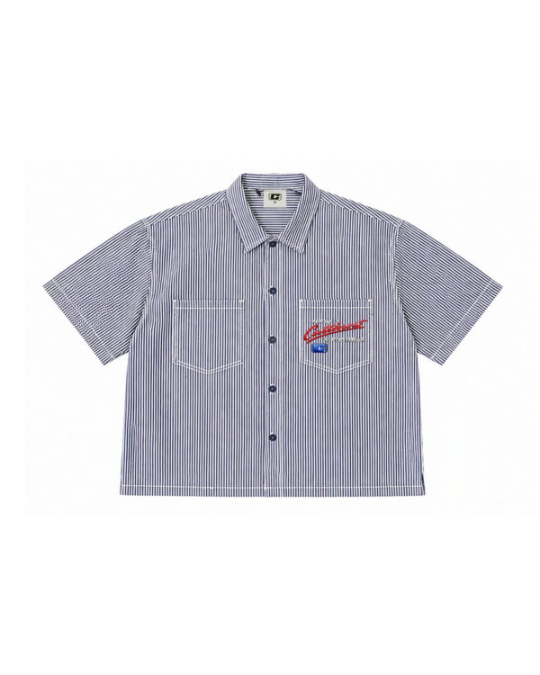 Cutthroat Motors Pinstripe Work Shirt